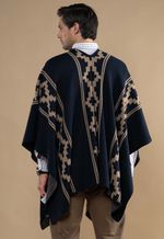 Poncho Pampa Azul Profundo