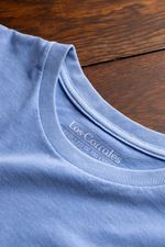 Camiseta Estampada Feminina 2026 Azul