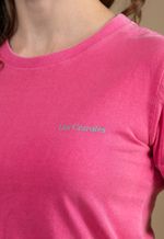 Camiseta Estampada Feminina 2026 Rosa
