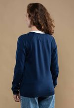 SUETER FEMNINO GOLA V 6049 MARINHO