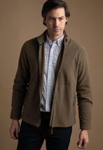 JAQUETA FLEECE MASCULINA LANÍN MARROM