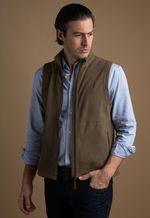 Colete Fleece Masculino Lanín Marrom