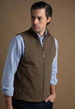 Colete Fleece Masculino Lanín Marrom