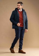 Jaqueta Masculina Flex Insulation Impermeável Azul Marinho