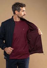 Jaqueta Masculina Poly Wind Marinho e Vinho