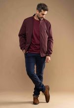 Jaqueta Masculina Poly Wind Marinho e Vinho