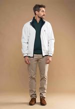 Jaqueta Masculina Breath Shell Reversível Marinho e Off White