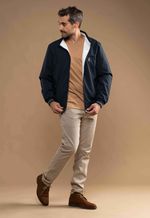 Jaqueta Masculina Breath Shell Reversível Marinho e Off White