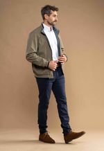 Jaqueta Masculina Breath Shell Reversível Grafite e Caqui