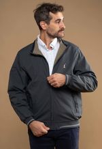 Jaqueta Masculina Breath Shell Reversível Grafite e Caqui