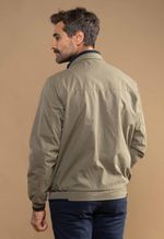 Jaqueta Masculina Breath Shell Reversível Grafite e Caqui