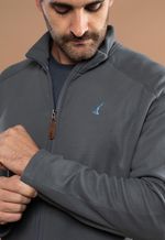 JAQUETA FLEECE MASCULINA LANÍN A3801 Cinza