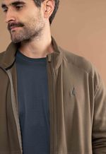 JAQUETA FLEECE MASCULINA LANÍN MARROM
