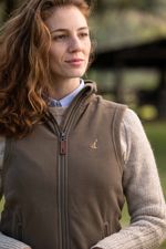 COLETE FLEECE FEMININO LANÍN A7976 Marrom