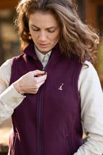 COLETE FLEECE FEMININO LANÍN A7976 Cereja