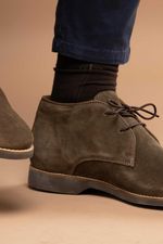 Bota Masculina em Camurça Ocre 5075