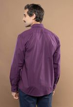 Camisa Justo Masculina Custom Xadrez Bordô