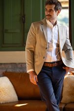 Blazer Milano Masculino Bege