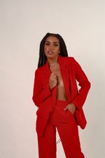 Blazer Oversized Vermelho