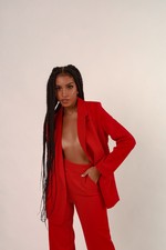 Blazer Oversized Vermelho