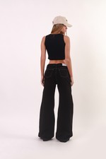 Calça Wide Pantalona Preta 