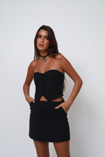 Corset Alfaiataria Preto 