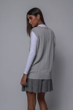 Maxi Colete Cinza 