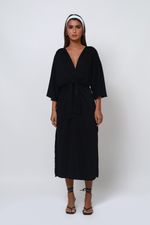 Vestido Kimono Preto 