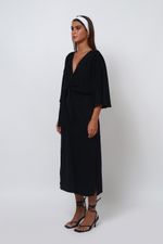Vestido Kimono Preto 
