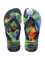 Havaianas Infantil Minecraft Marinho 