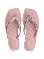 Chinelo Lunielly Strass Rosa