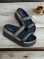 Sandalia Papete Moleca Turim 5513.105 Preto 