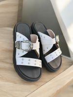 Sandalia Papete Moleca 5504.103 Branco/Preto