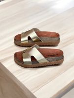 Sandalia Papete Moleca 5500.100 Dourado 