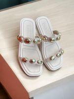 Sandalia Papete moleca 5506.105 Branco 