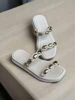 Sandalia Papete moleca 5506.105 Branco 