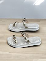 Sandalia Papete moleca 5506.105 Branco 
