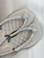 Chinelo Lunielly Laço G Cinza
