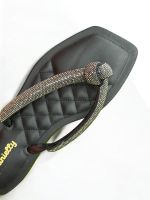Chinelo Lunielly Laço G Preto 