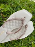 Chinelo Lunielly Laço P Bege 