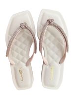 Chinelo Lunielly Laço P Bege 