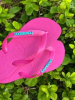 Havaianas Top Rosa Flux + Escrita Azul