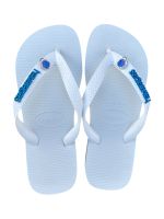 Havaianas Top Branca + Escrita Azul + Cruzeiro