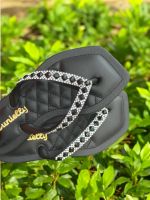 Chinelo Infantil Lunielly Strass Preto 