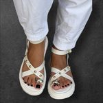Sandalia Moleca 5504.113 Branco Off 