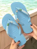 Havaianas Brasil Logo Azul + Concha + Golfinho + Sereia 