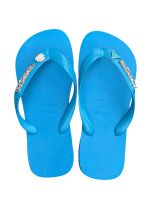 Havaianas Top Turquesa + Escrita Prata + Concha Glitter + Sereia