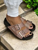 Papete Moleca Birken 5436.401 Ouro Rosado Glitter 