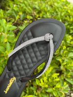 Chinelo Lunielly Laço P Redondo Preto