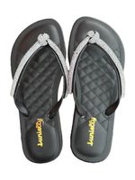 Chinelo Lunielly Laço P Redondo Preto